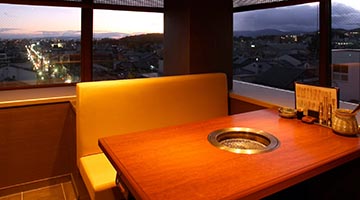 京都の夜景もお楽しみください