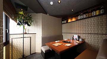 6名様までの個室（テーブル）